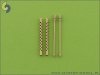 Master AM-48-001 Browning M2 aircraft .50 caliber (12.7mm) barrels (2pcs) (1:48)